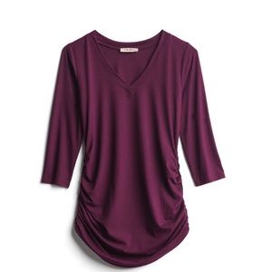 Medium maternity maroon top
